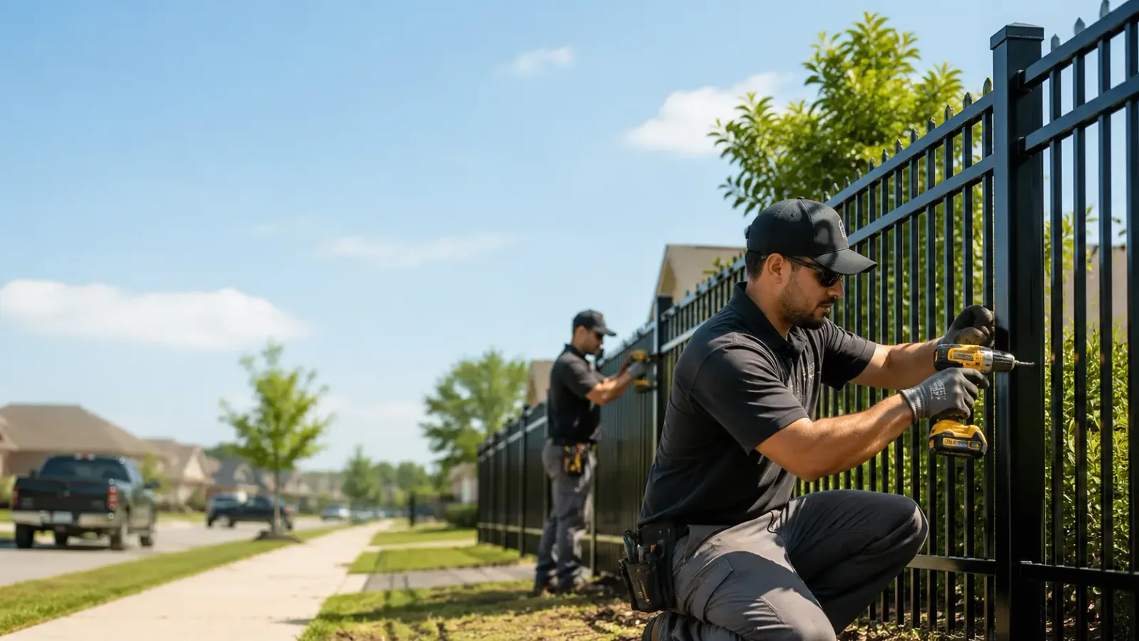 Metal Fence Installation in Schulter, OK